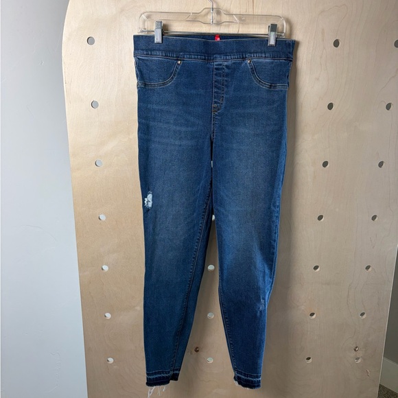 Spanx Distressed Skinny Jeans #20203R Women’s Size Large - Picture 4 of 10